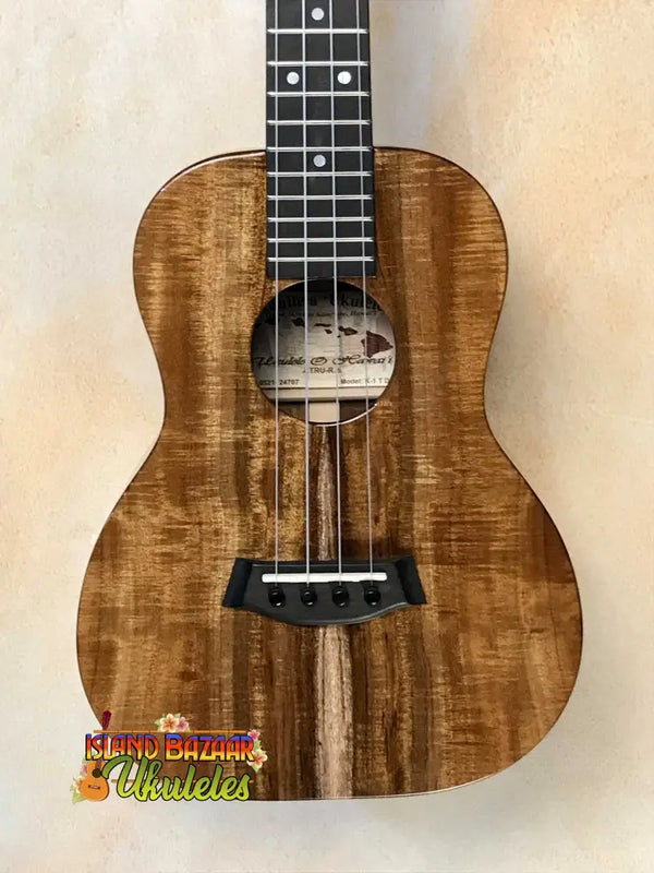 Beautiful Kanile’a K-1 Deluxe Tenor Ukulele in Hawaiian Koa at Island Bazaar