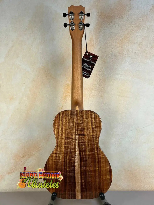 Beautiful Kanile’a K-1 Deluxe Tenor Ukulele with stunning koa wood grain pattern