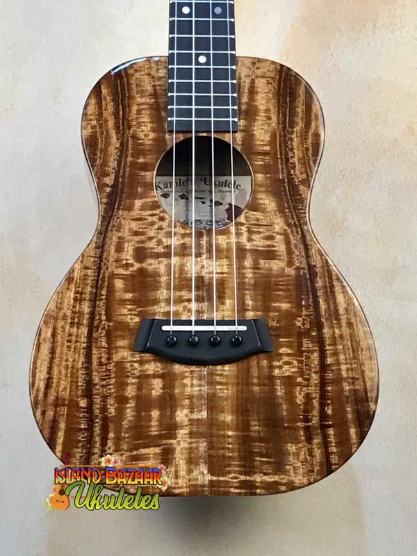 Beautiful Kanile’a K-1 Tenor Ukulele featuring premium grain koa and ebony fretboard