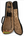 Black guitar case with crushed velvet gold interior for Kanile’a K-2 Deluxe Concert Ukulele