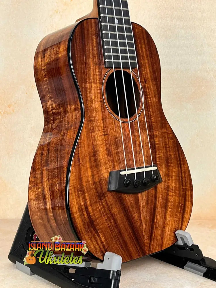 Beautiful Kanile’a K-2 Deluxe Concert Ukulele with Hawaiian Koa body and striking grain