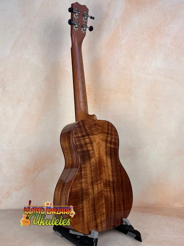 Beautiful Koa wood Kanilea K-2 Premium Tenor Ukulele with rich brown grain patterns