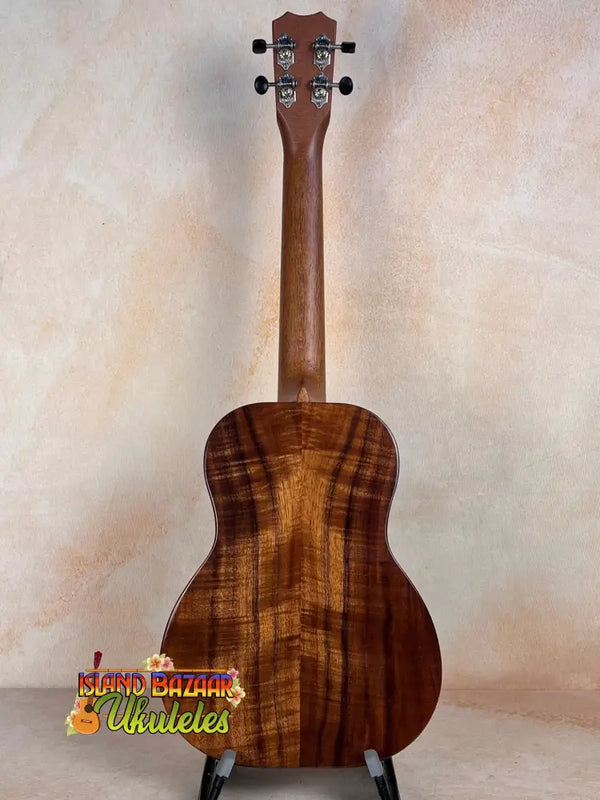 Beautiful Kanilea K-2 Premium Tenor Ukulele features stunning koa wood grain patterns