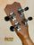 Guitar headstock with black tuning pegs on Kanile’a K-3 Tenor Ukulele - Master Grade Curly Koa