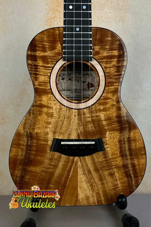 Beautiful Kanile’a K-3 Tenor Ukulele in premium Hawaiian Koa wood with curly maple rosette