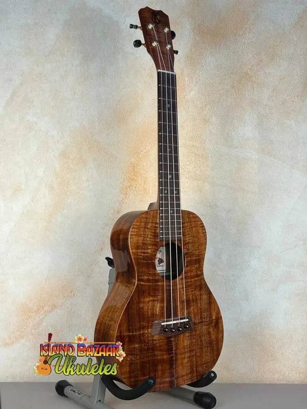 Beautiful Kanile’a K1 Tenor Ukulele made of Hawaiian Curly Premium Koa wood