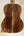 Wooden acoustic guitar back panel of Kanilea K3-T Tenor Koa with rich grain patterns
