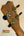 Guitar headstock with gold tuning pegs on Kanilea KPA-C Master Concert Ukulele Hawaiian Koa