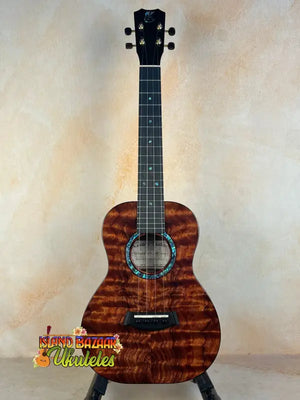 Beautiful Kanilea KPA Master-Grade Tenor Ukulele in Hawaiian Koa with decorative rosette