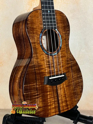 Beautiful Koa Tenor Ukulele with Abalone Rosette from Kanilea KPA Premium collection