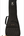 Black padded ukulele gig bag with quilted front pocket for Kanile’a KPA Pro Tenor Koa