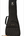 Black quilted ukulele case with silver embroidered logo and musicabra branding for kanileʻa kpa pro tenor ukulele