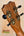 Guitar headstock with ornate gold tuning pegs on Kanilea KPA-T Tenor Hawaiian Koa Ukulele