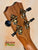 Guitar headstock with ornate gold tuning pegs on Kanilea KPA-T Tenor Hawaiian Koa Ukulele