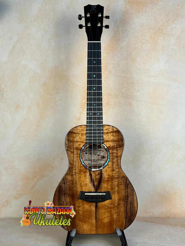 Kanilea KPA-T Tenor Ukulele with glossy Hawaiian Koa wood and dark fretboard