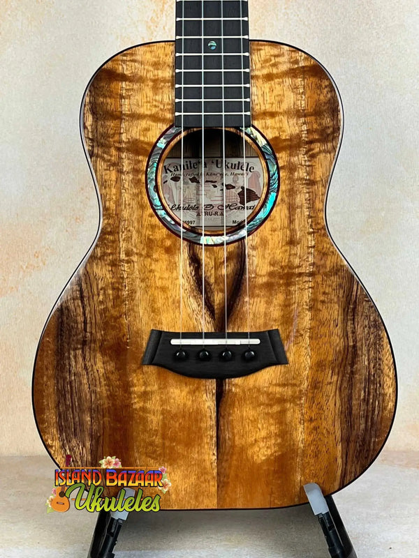 Kanilea KPA-T Tenor Ukulele in Hawaiian Koa Wood with Decorative Rosette and Glossy Finish