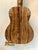 Acoustic guitar back of Kanilea KSR Premium Tenor Ukulele made from figured Koa wood