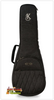 Black padded gig bag for Kanile’a KTR-T Master-Grade Koa Tenor Ukulele with handle