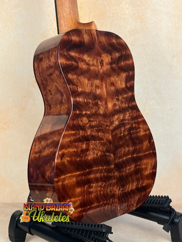 Kanile’a KPA-T Master Koa Tenor Ukulele with curly koa wood back and sides