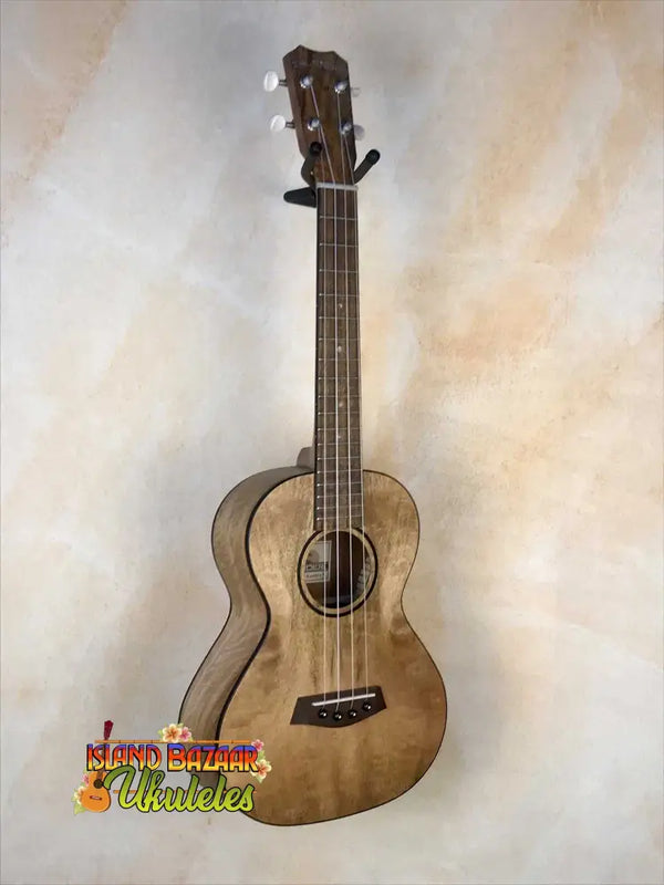 Wooden baritone ukulele with natural finish and dark trim, Kanile’a MT-4 Mahogany Tenor Ukulele