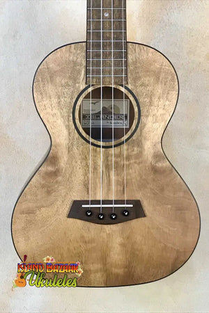 Wooden Kanile’a MT-4 Mahogany Tenor Ukulele with rich tones and dark fretboard