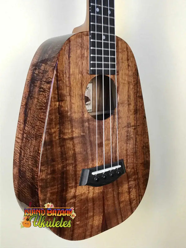 Kanile’a P-1 Pineapple Tenor Ukulele in premium Koa wood with rich brown finish