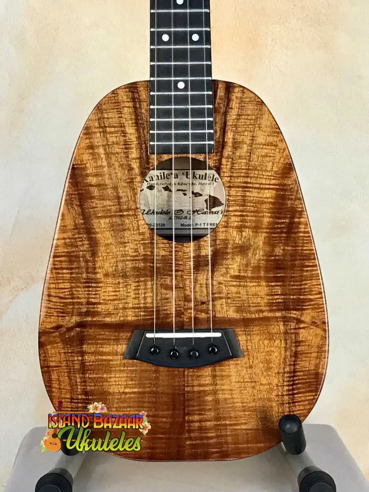 Beautiful Kanile’a Pineapple Tenor Ukulele made from Hawaiian Curly Koa Wood