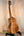 Beautiful Koa wood Kanile’a Premium Silk Tenor Ukulele K-2 on display with stunning grain