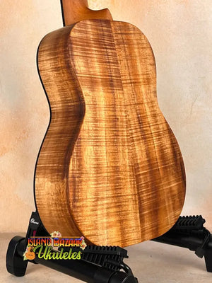 Kanile’a Premium Silk Tenor Ukulele K-2 showcasing stunning koa wood back and sides