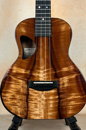 Kanile’a Super Tenor D - Hole Premium Koa Ukulele & Deluxe Gig Bag - Island Bazaar Ukes