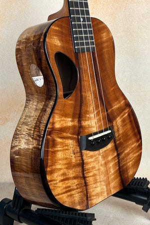 Kanile’a Super Tenor D - Hole Premium Koa Ukulele & Deluxe Gig Bag - Island Bazaar Ukes