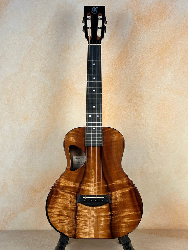 Kanile’a Super Tenor D - Hole Premium Koa Ukulele & Deluxe Gig Bag - Island Bazaar Ukes