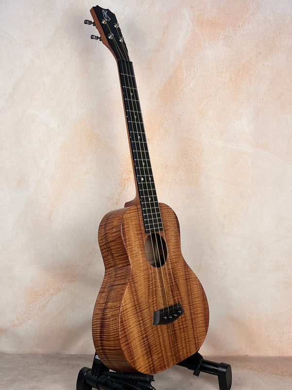 Kanile'a Super Tenor Ukulele - Premium Koa, Silk Finish with Hard Case - Island Bazaar Ukes