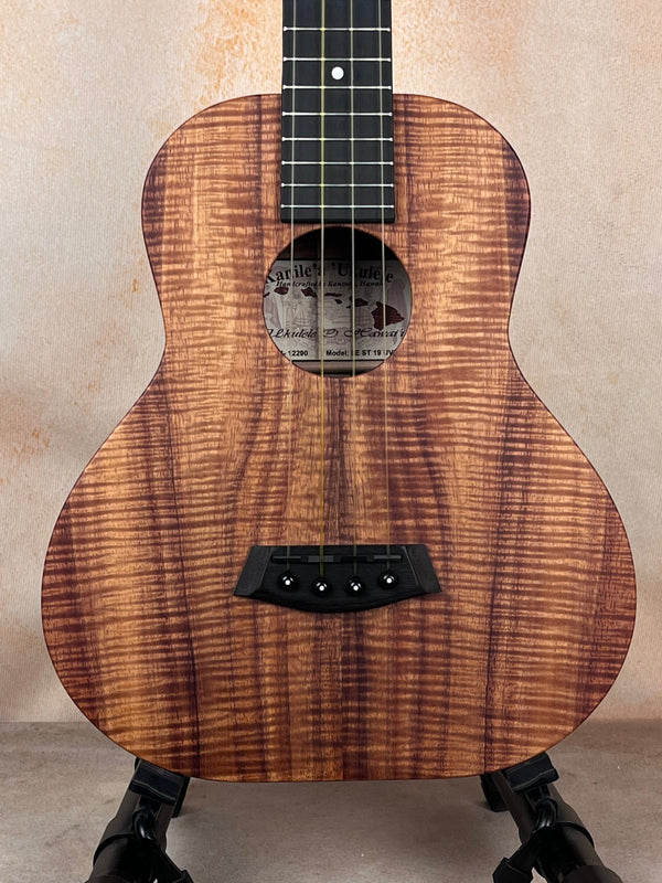 Kanile'a Super Tenor Ukulele - Premium Koa, Silk Finish with Hard Case - Island Bazaar Ukes