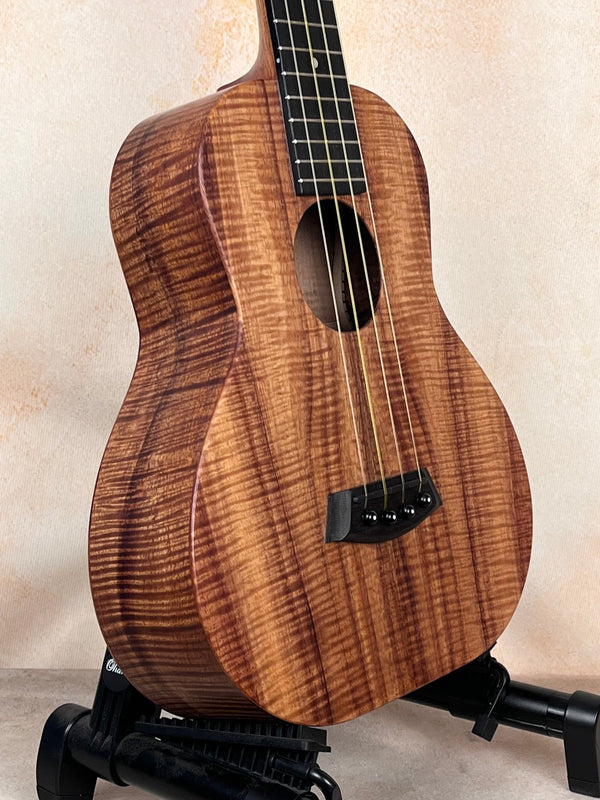 Kanile'a Super Tenor Ukulele - Premium Koa, Silk Finish with Hard Case - Island Bazaar Ukes