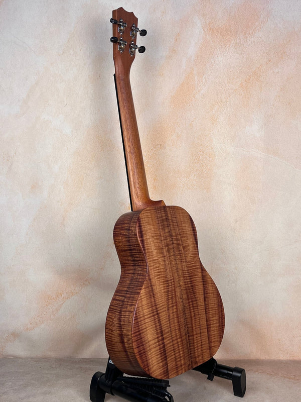 Kanile'a Super Tenor Ukulele - Premium Koa, Silk Finish with Hard Case - Island Bazaar Ukes