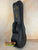 Black hardshell guitar case with brass latches for KoAloha Concert Hawaiian Ukulele