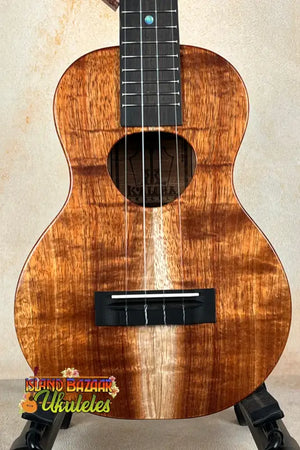 Beautiful KoAloha Concert Hawaiian Ukulele in solid Hawaiian Koa with glossy finish