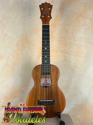 KoAloha KCM-10 Concert Ukulele in Solid Hawaiian Koa with dark fretboard and natural finish