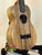 Wooden Ukulele with Natural Grain Pattern and Black Strings, KoAloha KCM-10RP-MG Concert