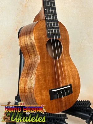 Wooden ukulele with warm mahogany finish, the KoAloha KSM-00 featured soprano ukulele