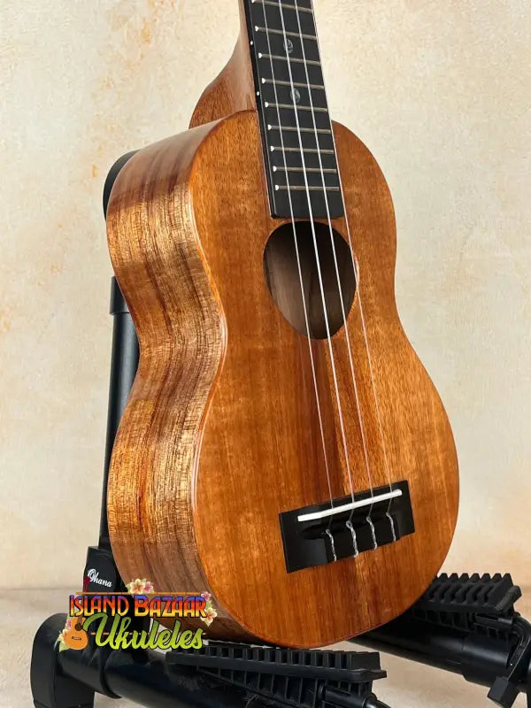 Wooden ukulele with warm mahogany finish, the KoAloha KSM-00 featured soprano ukulele