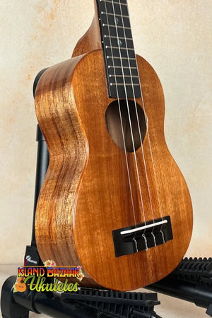 Wooden ukulele with warm mahogany finish, the KoAloha KSM-00 featured soprano ukulele