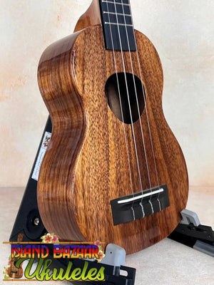 KoAloha KSM-10 Soprano Ukulele with solid Hawaiian koa and Pikake satin finish