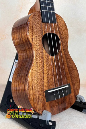 KoAloha KSM-10 Soprano Ukulele with solid Hawaiian koa and Pikake satin finish