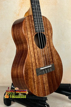 Koaloha KTM-00 Tenor Ukulele featuring solid Hawaiian koa with rich wood grain patterns