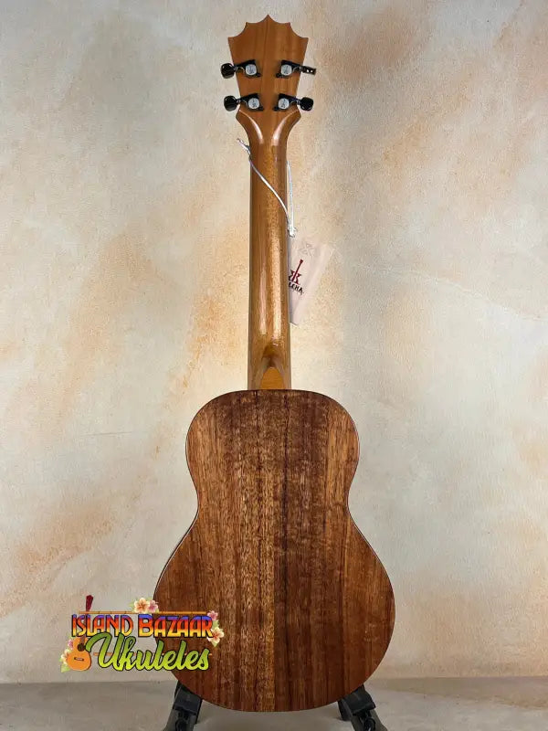 Wooden Koaloha KTM-00 Tenor Ukulele showcasing solid Hawaiian koa and exceptional tone