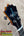Black koaloha ktm-00 tenor ukulele headstock with glossy finish and iridescent logo for authentic hawaiian sound