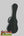 Black hardshell guitar case with silver trim and padded handle included with koaloha ktm-00 tenor ukulele for authentic hawaiian sound