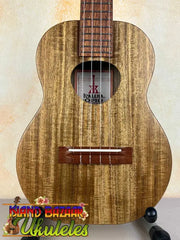 Wooden KoAloha KTO-10 Opio Tenor Ukulele with natural grain finish and dark fretboard